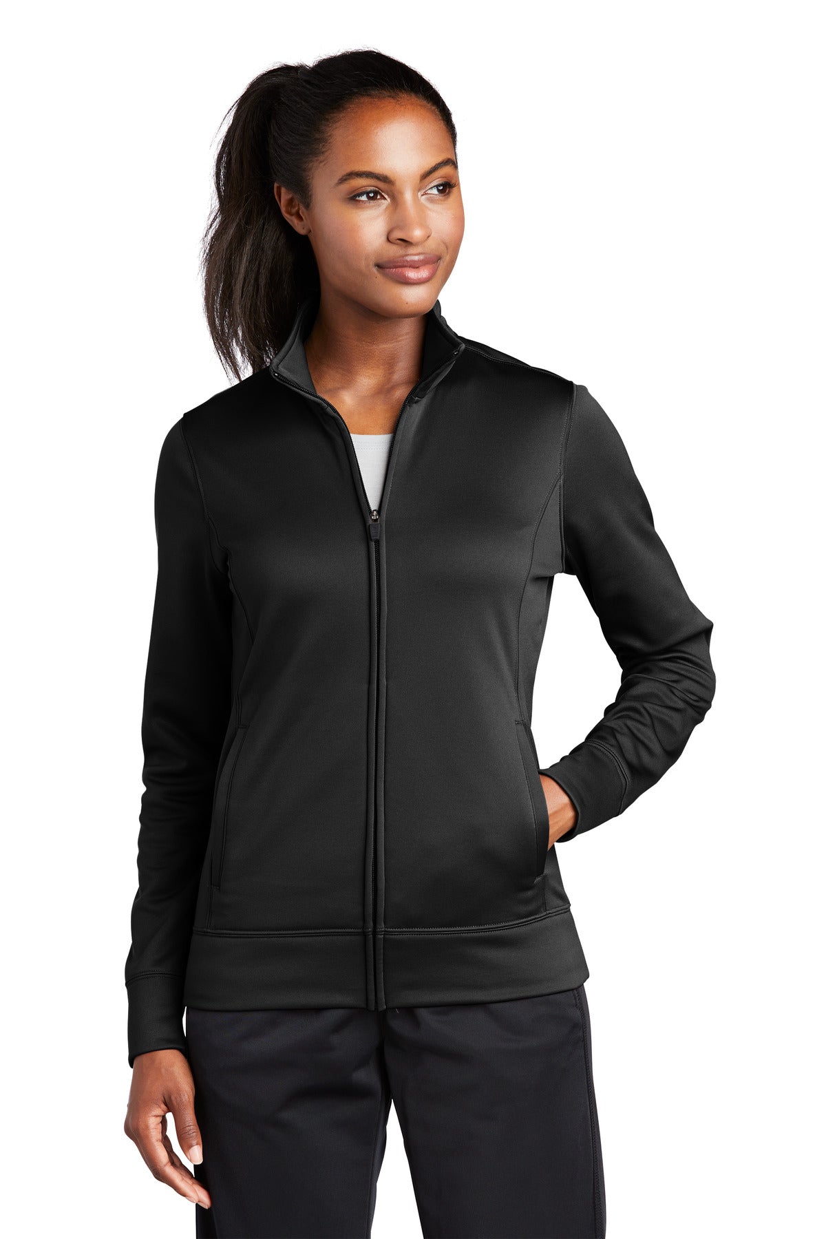 Sport-Tek® Women's Sport Wick Fleece Full-Zip Jacket