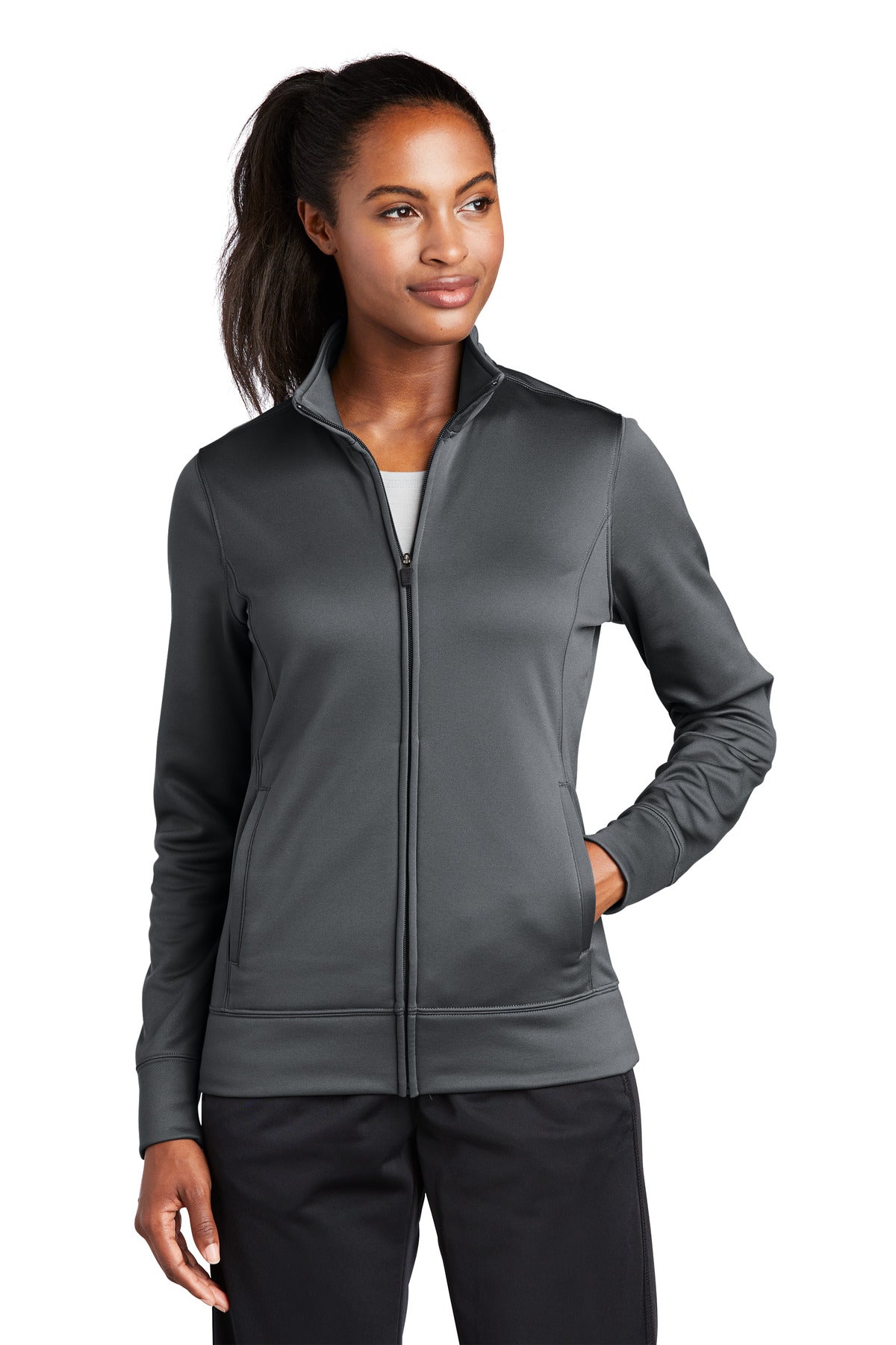 Sport-Tek® Women's Sport Wick Fleece Full-Zip Jacket