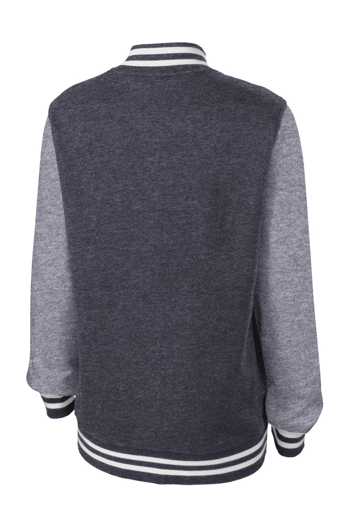 Sport-Tek® Ladies Fleece Letterman Jacket