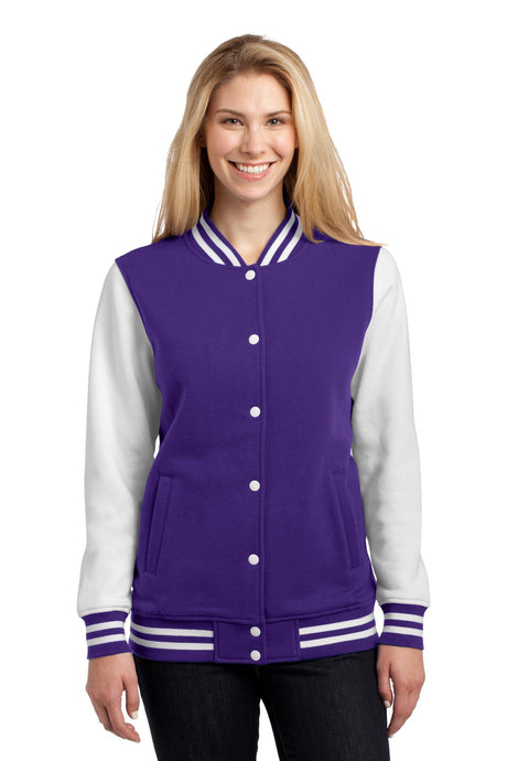Sport-Tek® Ladies Fleece Letterman Jacket