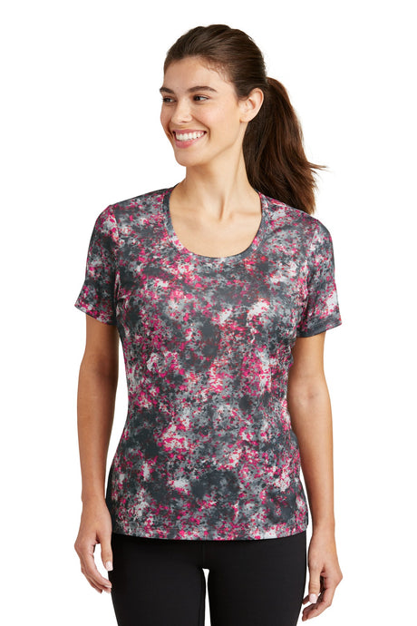 Sport-Tek® Ladies Mineral Freeze Scoop Neck Tee