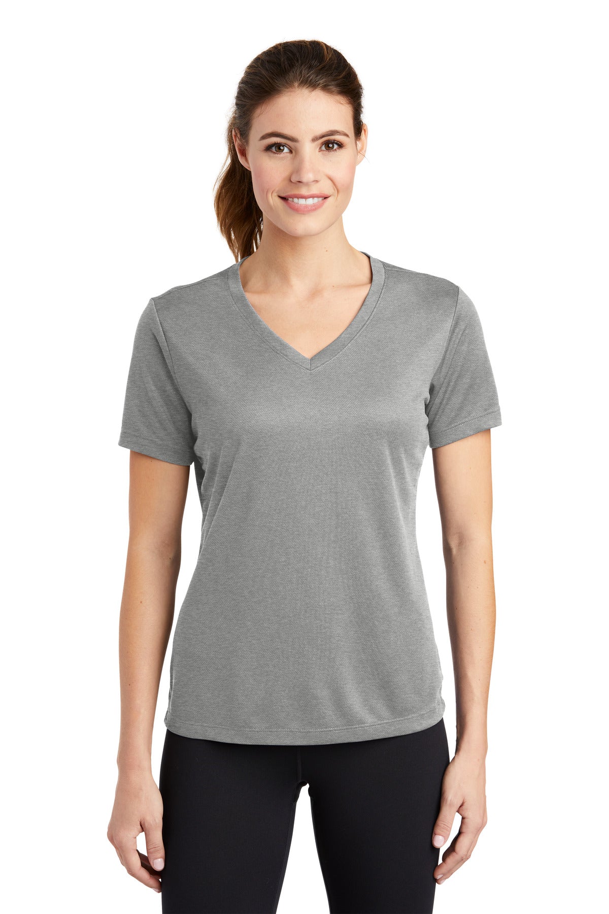 Sport-Tek® Women's PosiCharge RacerMesh V-Neck Short Sleeve Tee