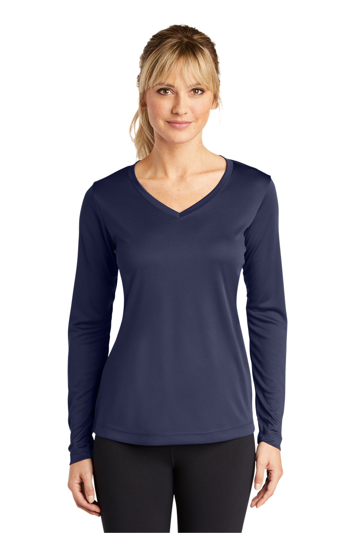 Women's Long Sleeve PosiCharge Competitor V-Neck Tee