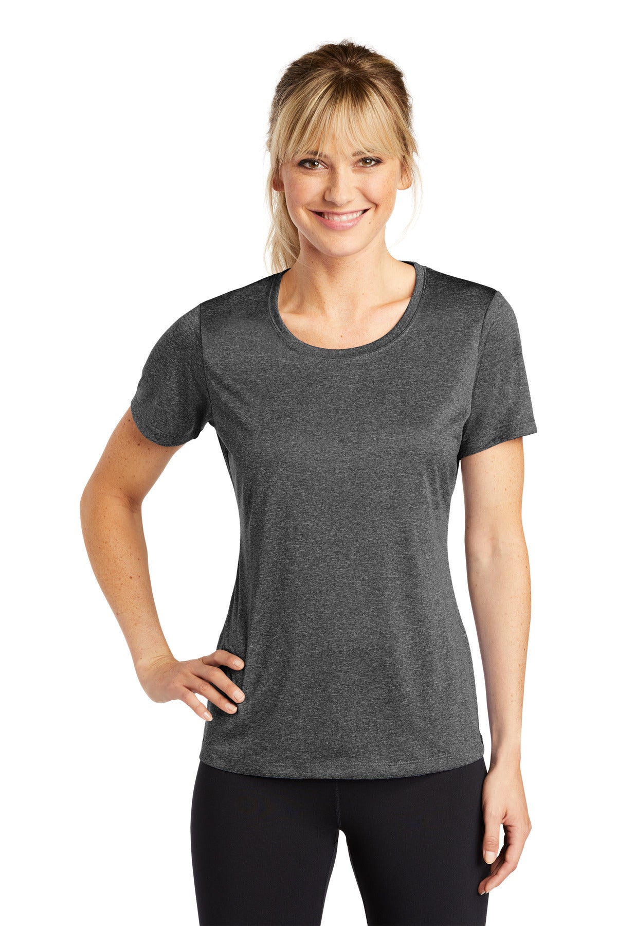 Women's Short Sleeve Heather Contender Scoop Neck Tee