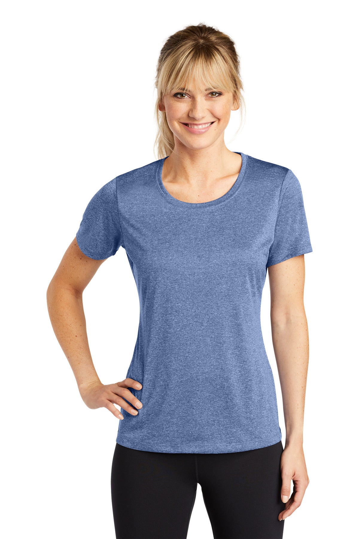 Women's Short Sleeve Heather Contender Scoop Neck Tee