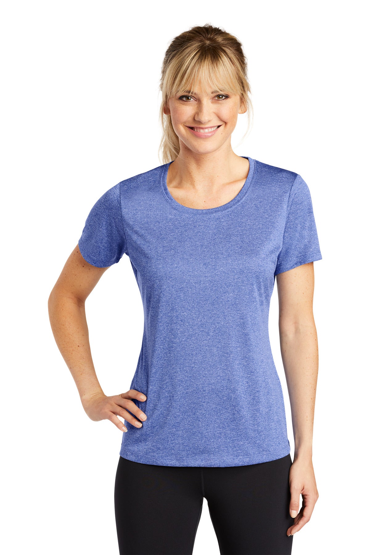 Women's Short Sleeve Heather Contender Scoop Neck Tee