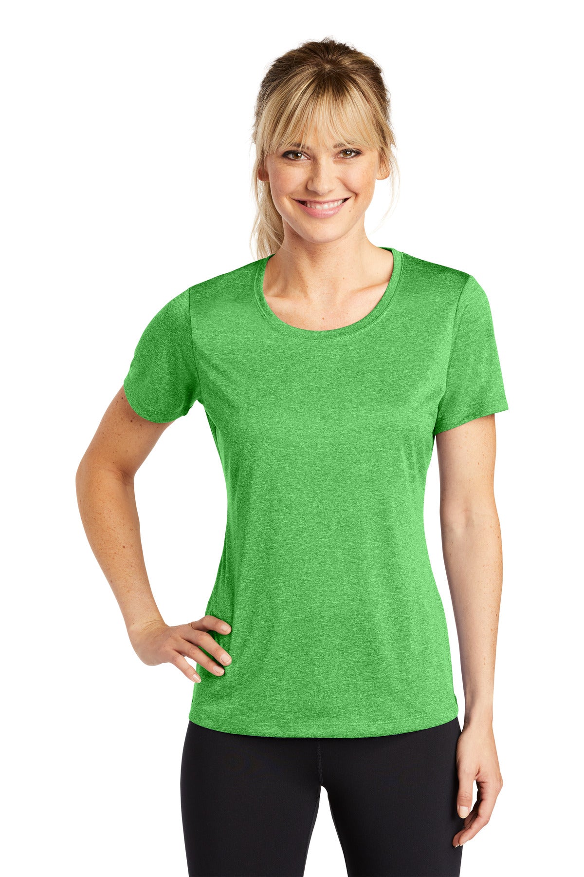 Women's Short Sleeve Heather Contender Scoop Neck Tee