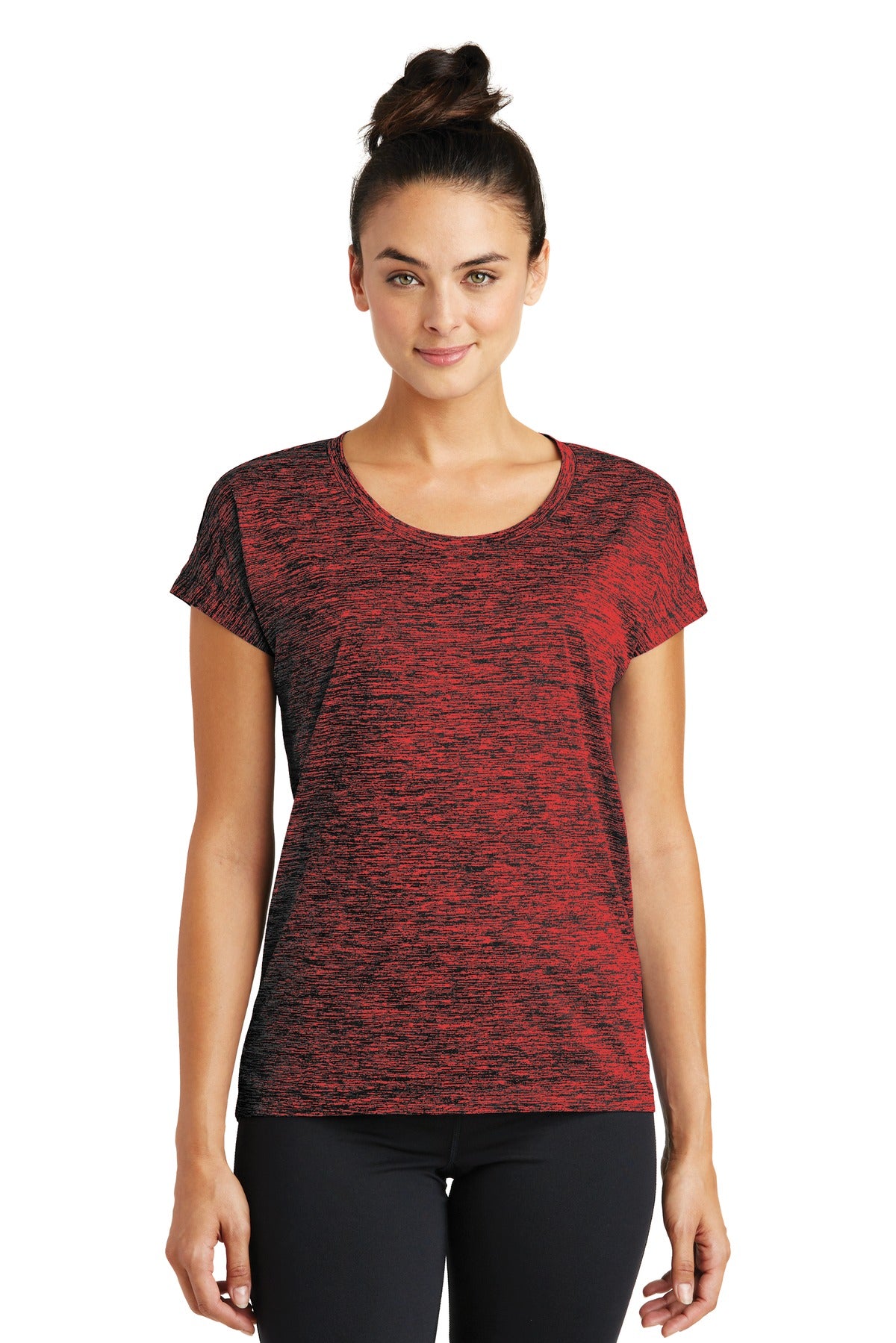 Women's Short Sleeve PosiCharge Electric Heather Sporty Tee