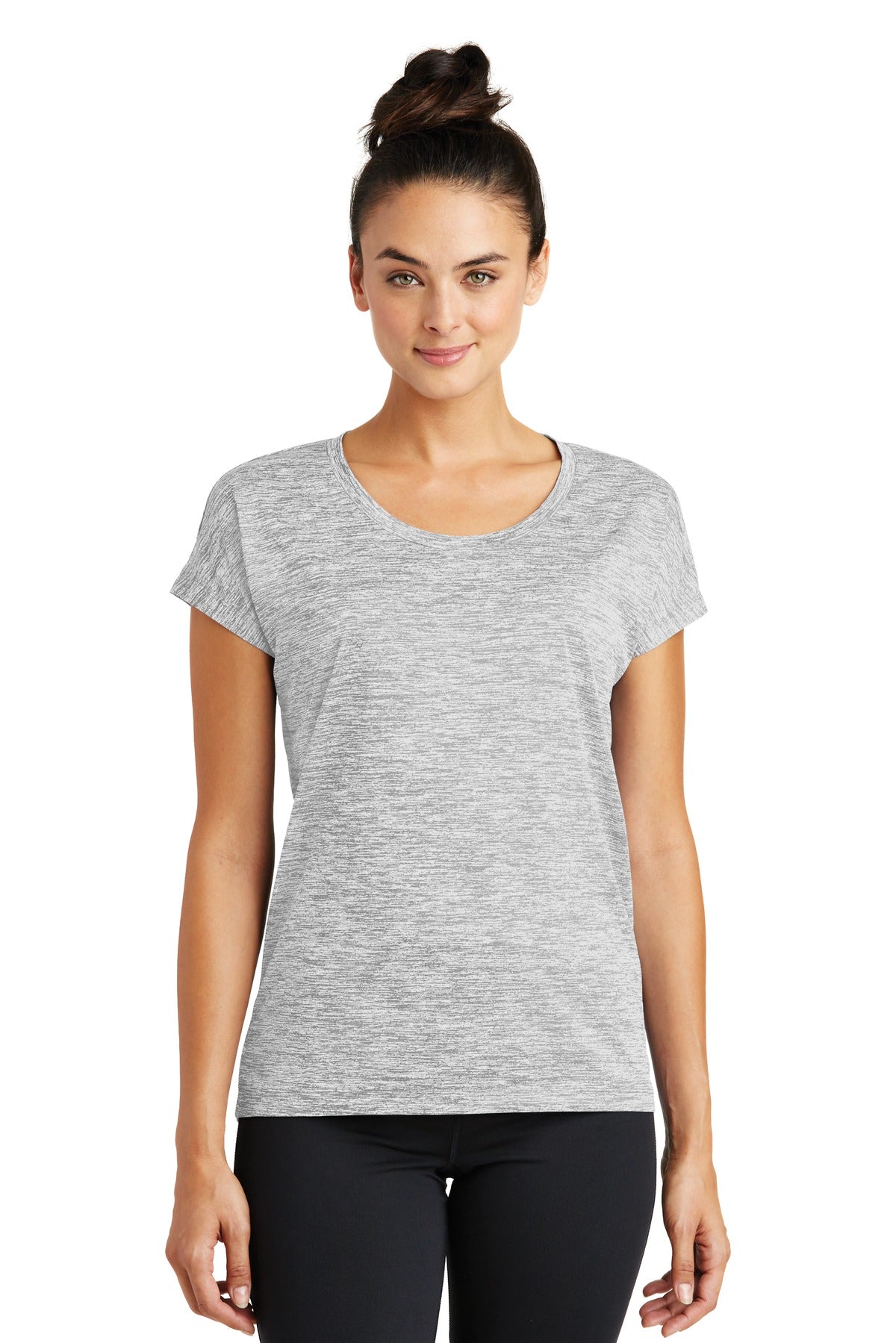 Women's Short Sleeve PosiCharge Electric Heather Sporty Tee