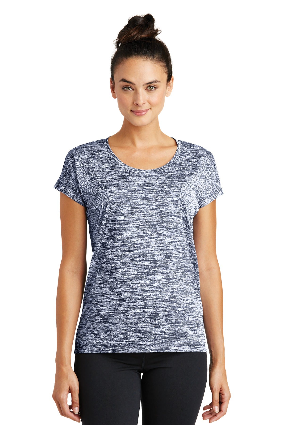 Women's Short Sleeve PosiCharge Electric Heather Sporty Tee