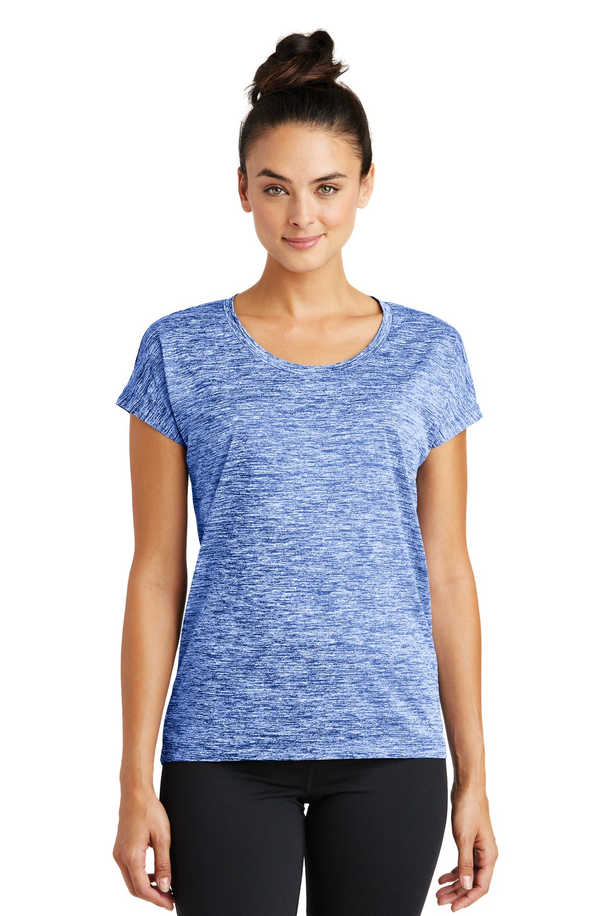 Women's Short Sleeve PosiCharge Electric Heather Sporty Tee