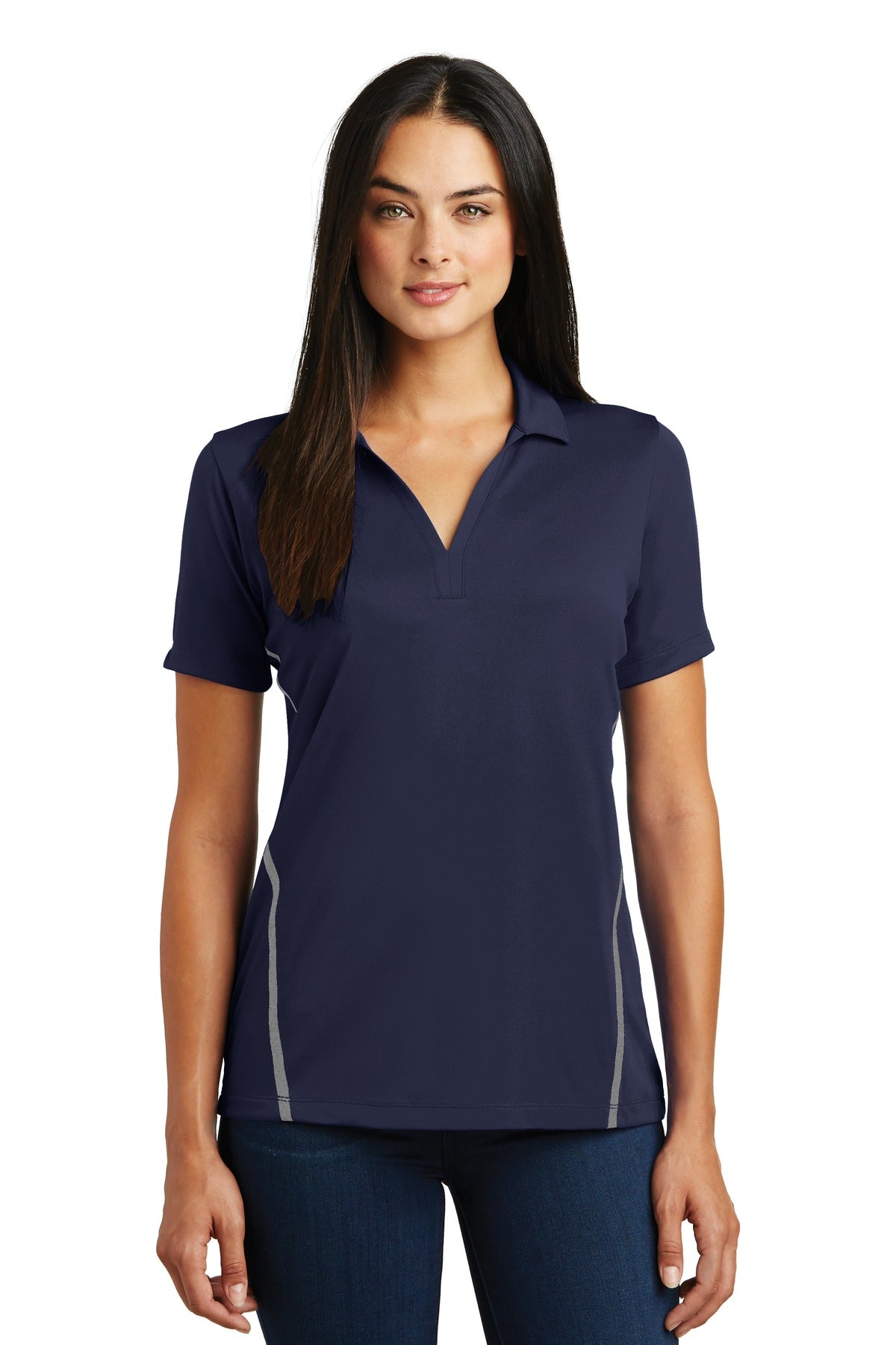 Sport-Tek® Ladies Contrast PosiCharge® Tough Polo®