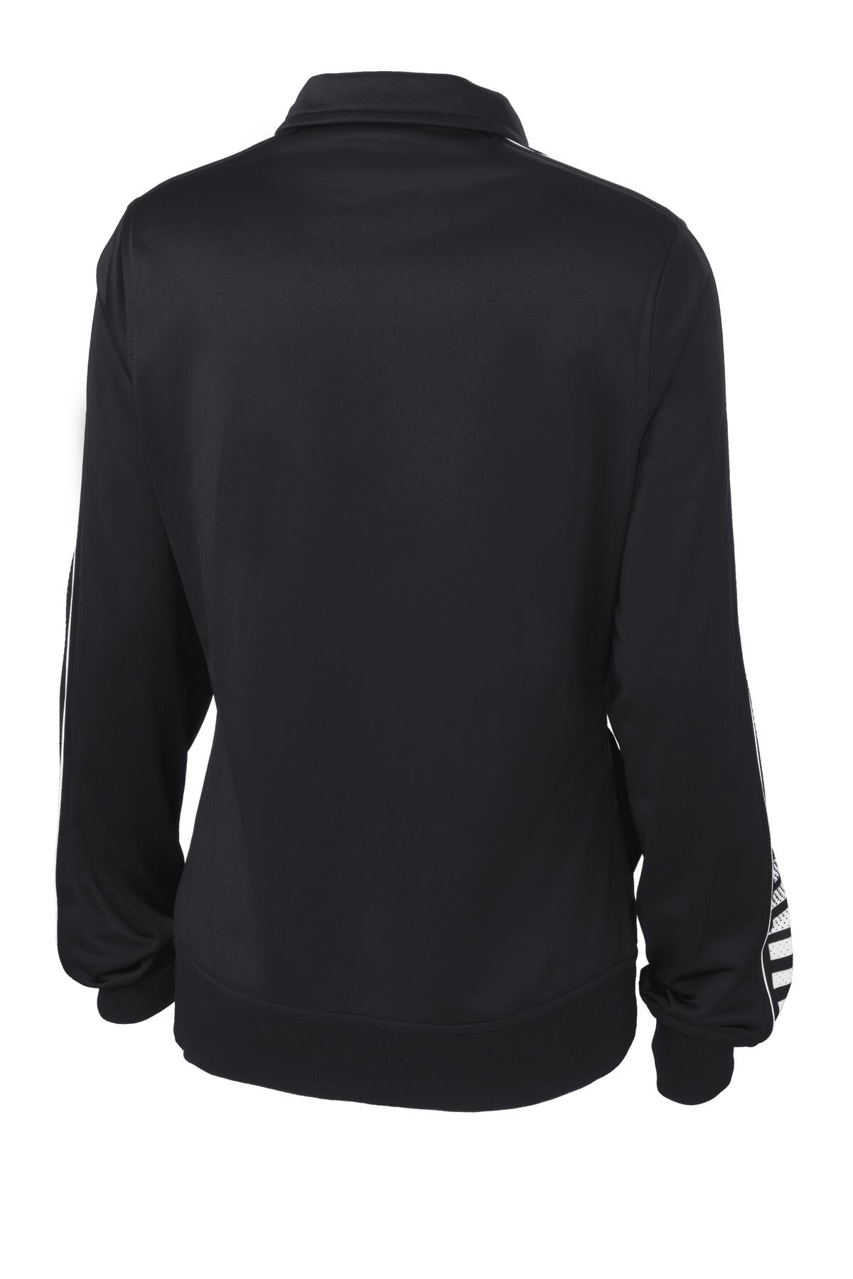 Sport-Tek® Women's Dot Sublimation Tricot Track Jacket