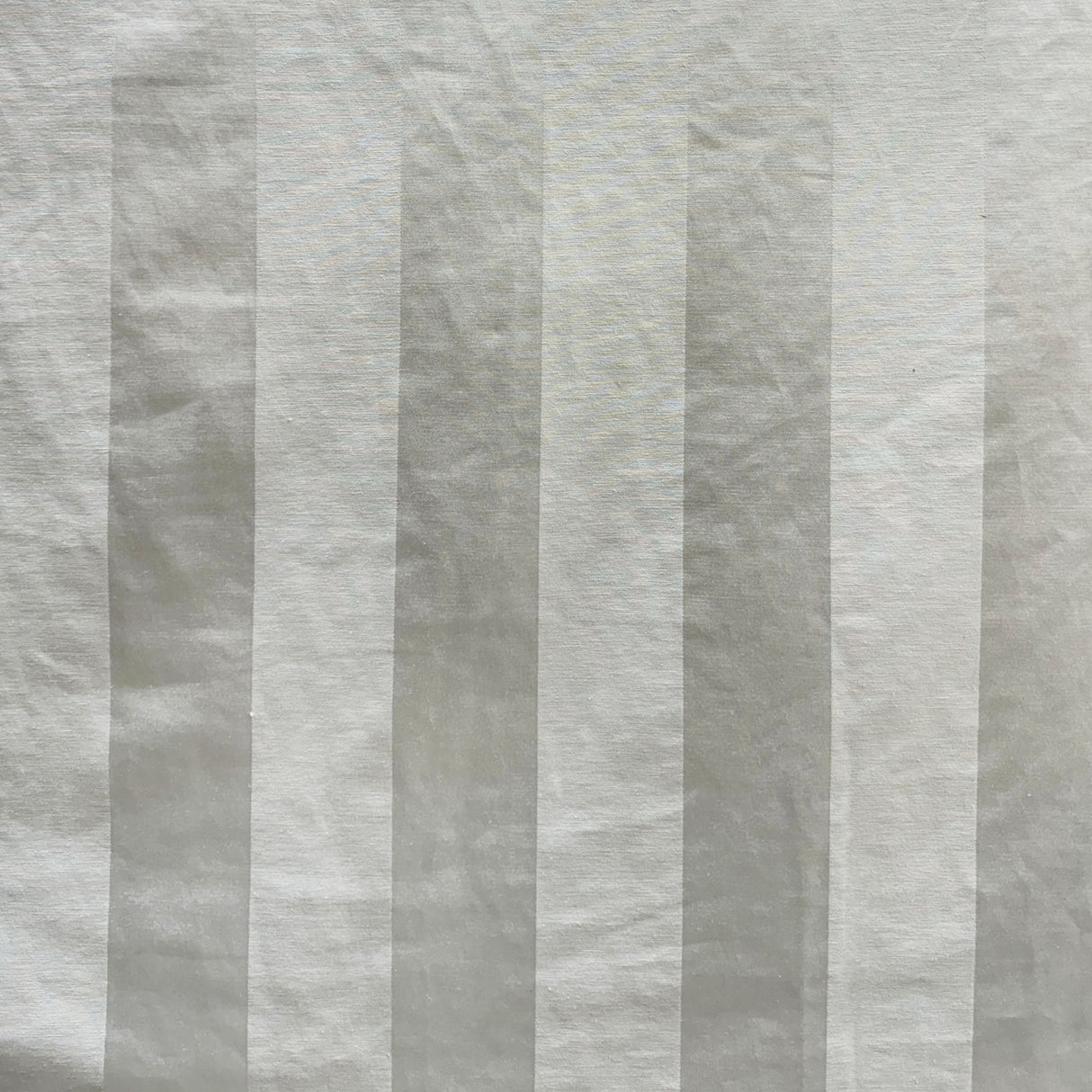 Lulu Fabric Embossed Large Striped Jacquard Fabric - Natural/Washed, White, 60" Width (1 Yard)