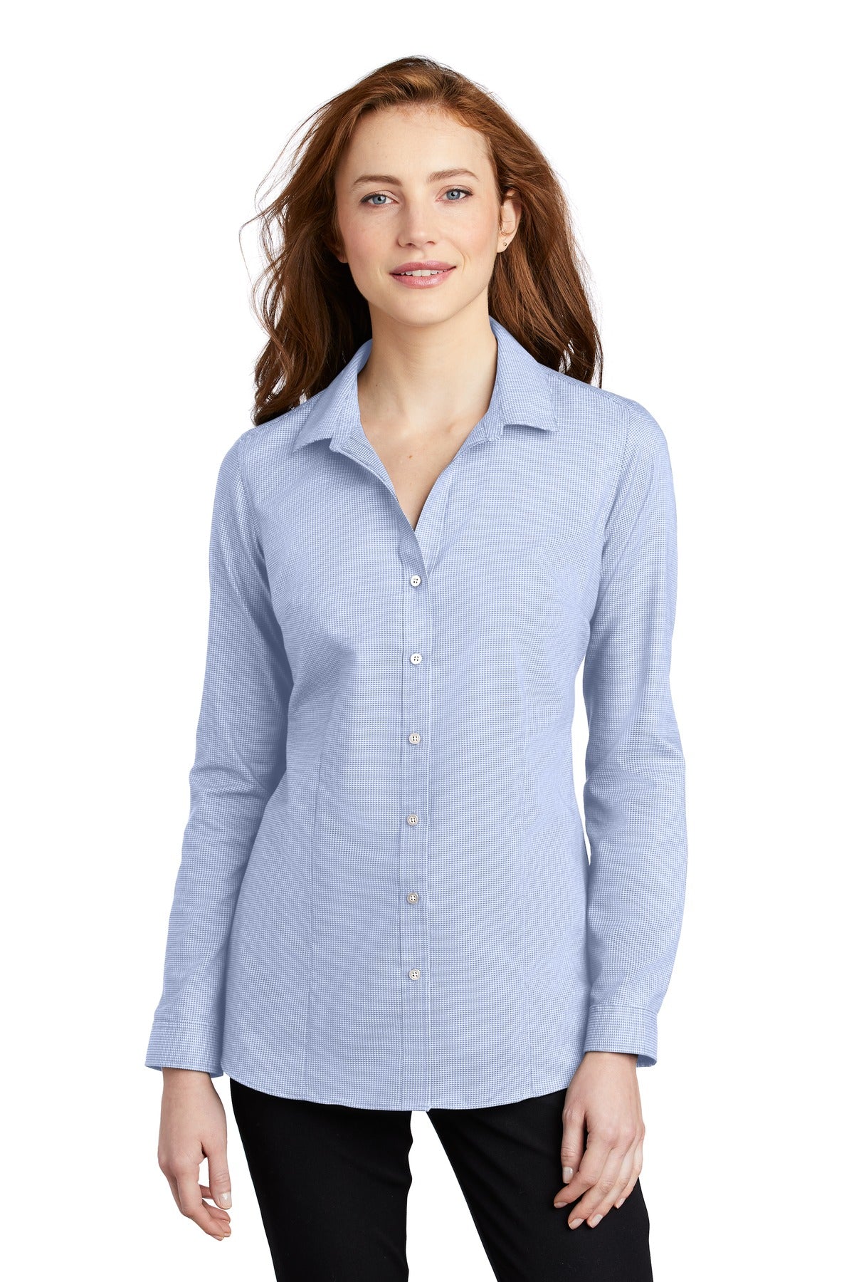 Port Authority ® Women's Pincheck Easy Care Shirt