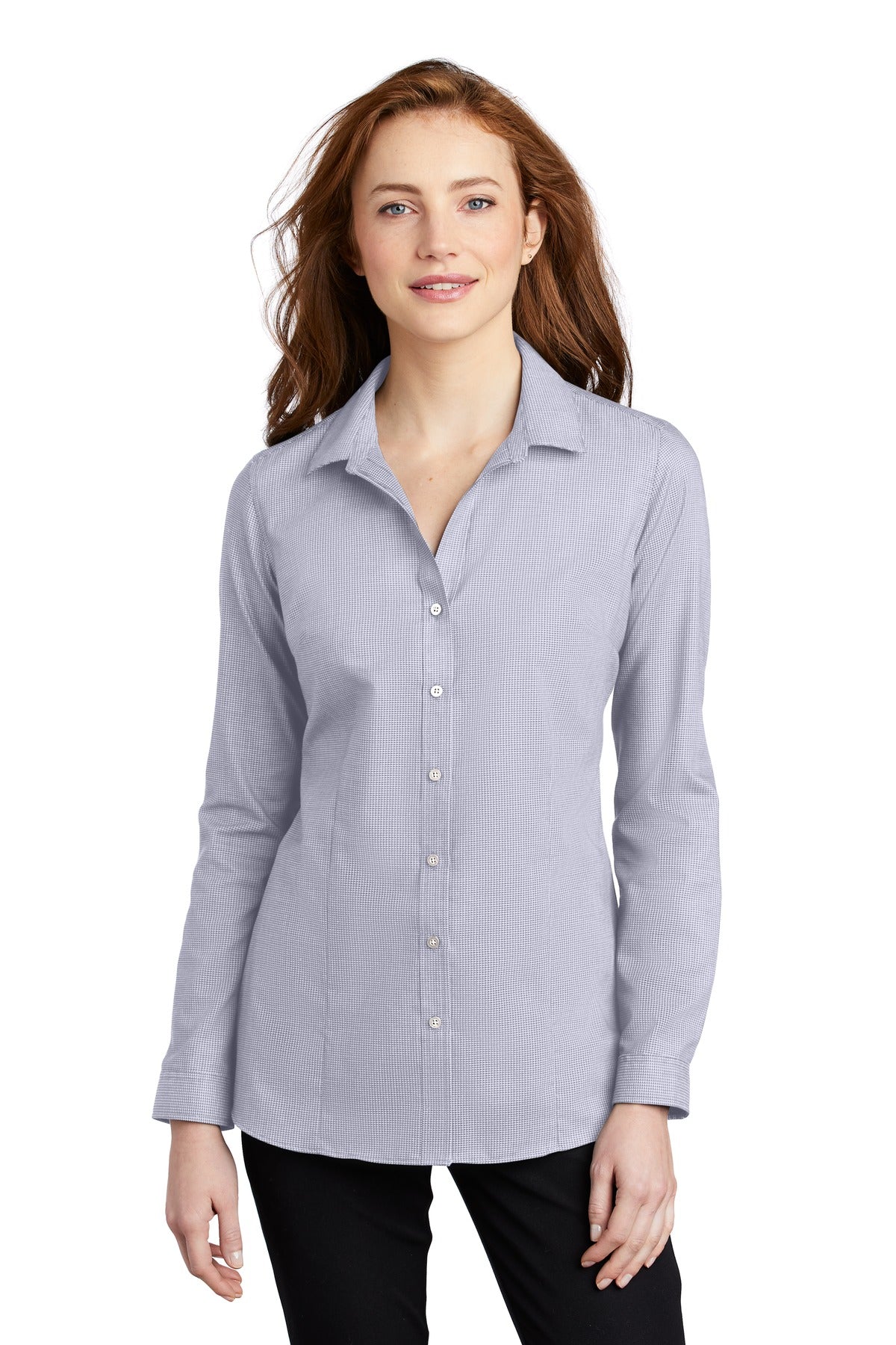 Port Authority ® Women's Pincheck Easy Care Shirt