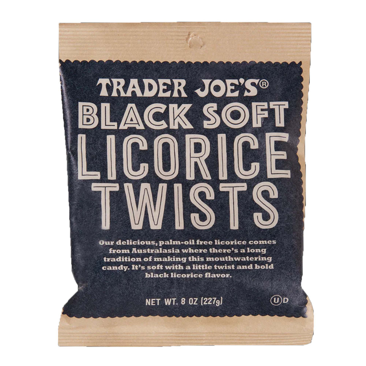 Trader Joe's Soft Black Licorice Twists | 8 oz