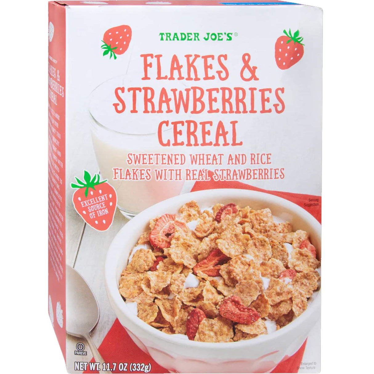 Trader Joe’s Flakes & Strawberries Cereal 11.7 Oz