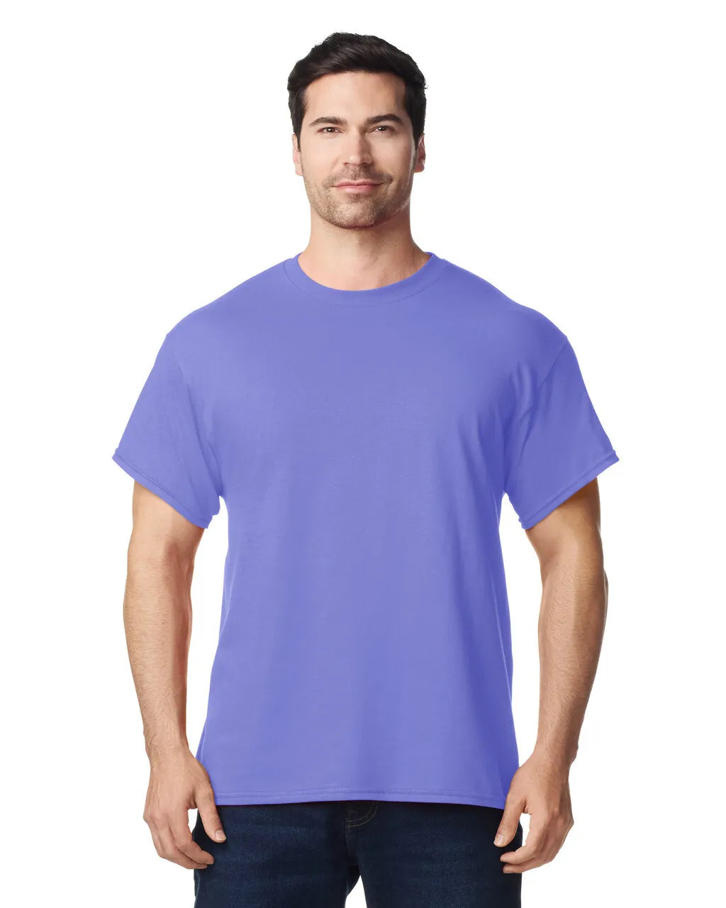 Gildan 5000 Adult Heavy Cotton T-Shirt Fabric - Lavender, Short Sleeve, Classic Fit (1 Piece)
