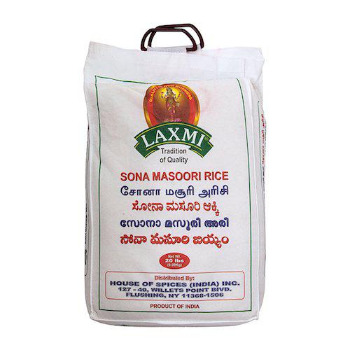 LAXMI SONA MASOORI RICE 20LB
