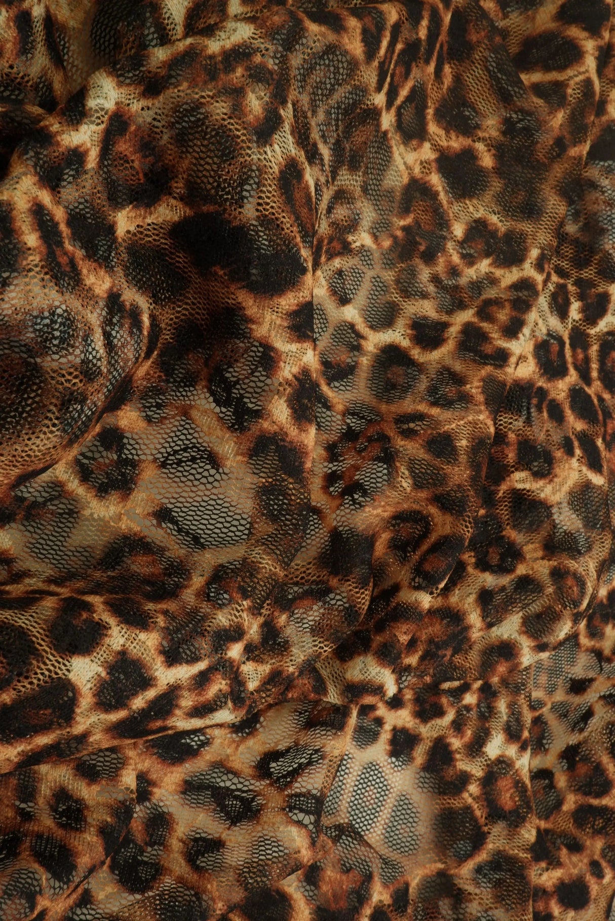 Leopard Lace Digital Print Fabric 56/58" Wide