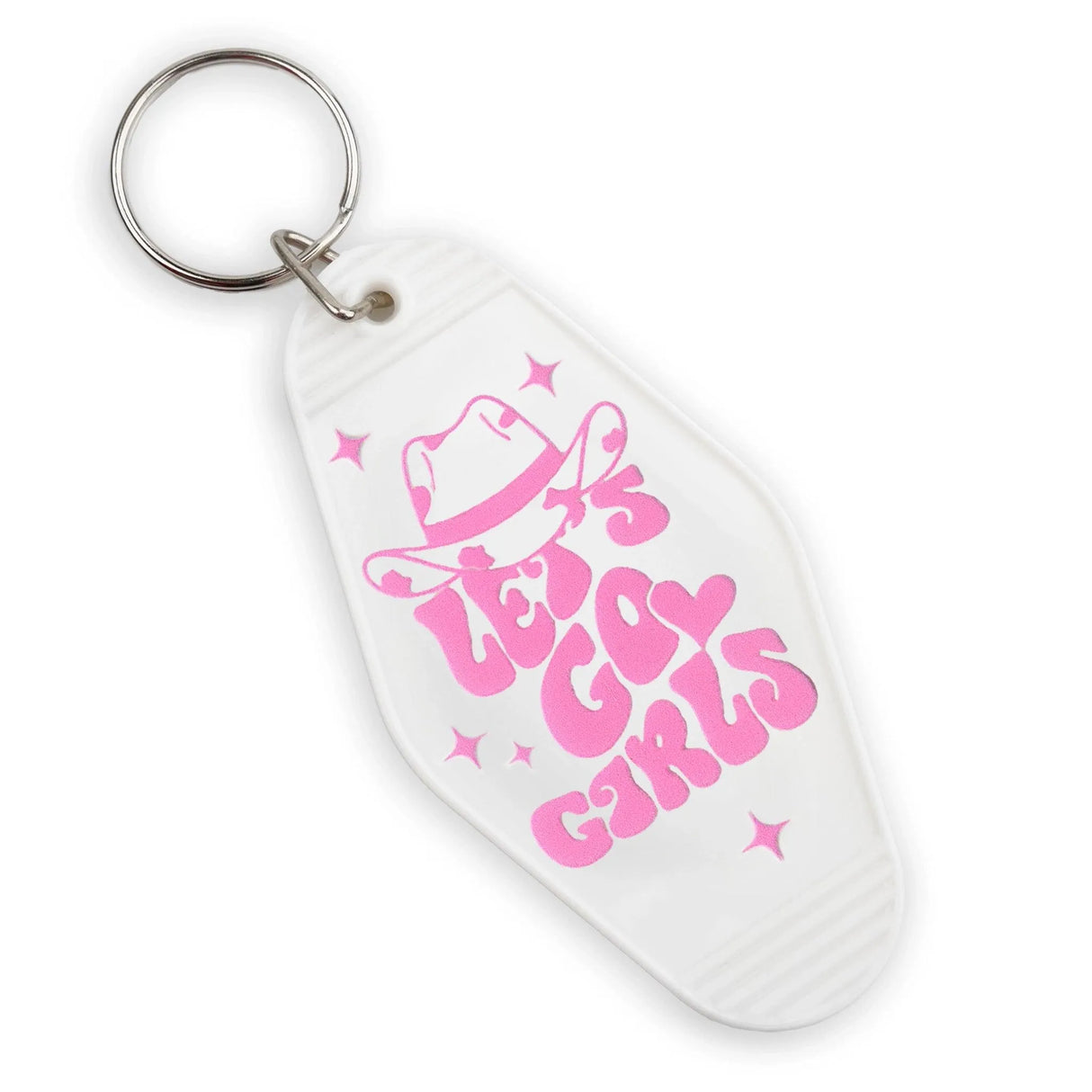 UV DTF Decal - Let's Go Girls Pink (4 Decals 2")