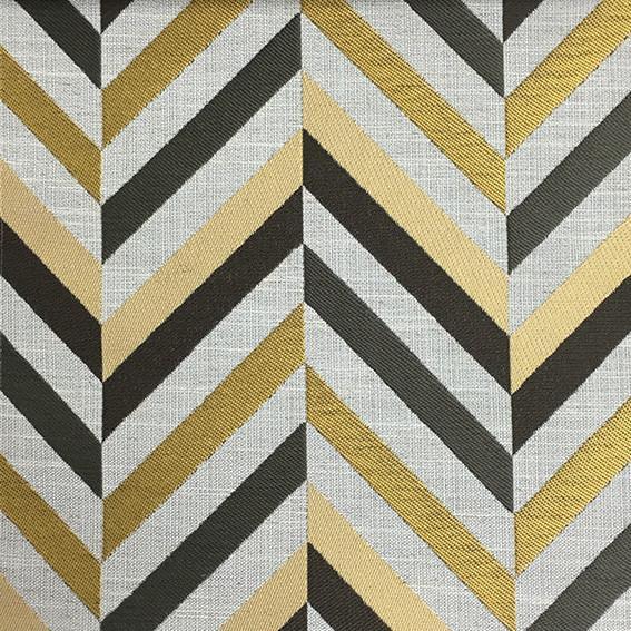 Jacquard Upholstery Fabric Leyton Geometrical Striped