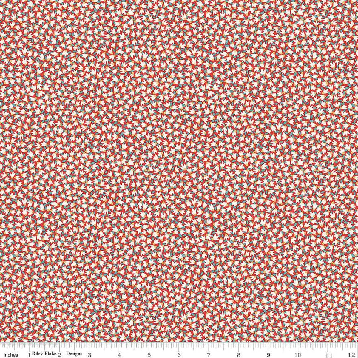 Cotton Fabric Liberty Tudor Tumble 44/45" Floral Confetti