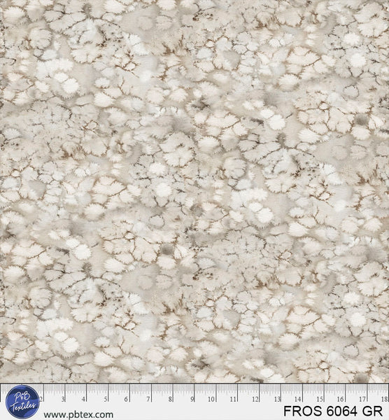Cotton Print Light Grey Frost Fabric 44/45"