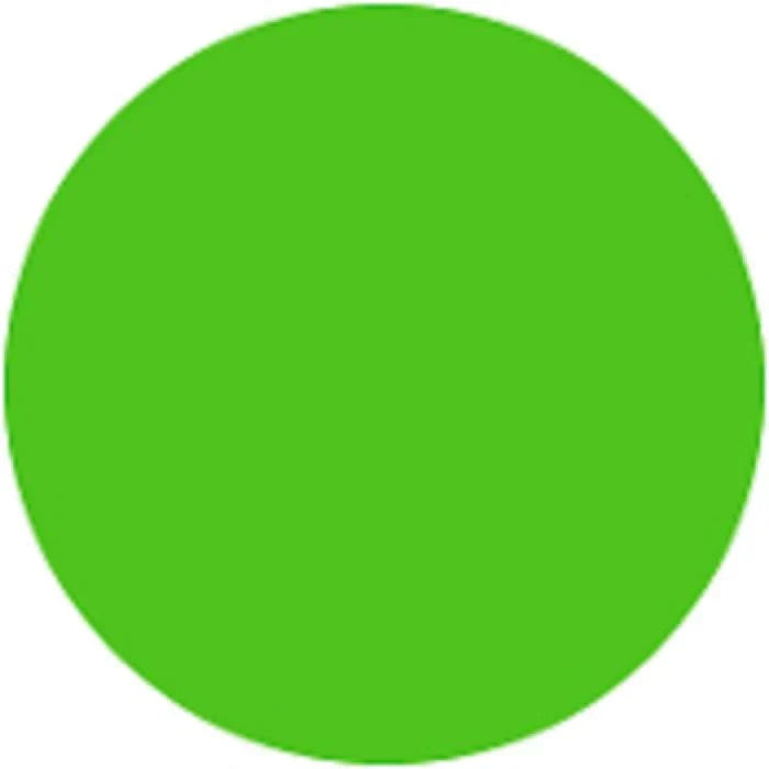 Sign 651 Oracal Vinyl - Lime Green, Premium High Gloss Calendered Vinyl Film, 2.8-Mil, Permanent Adhesive (1 Foot)