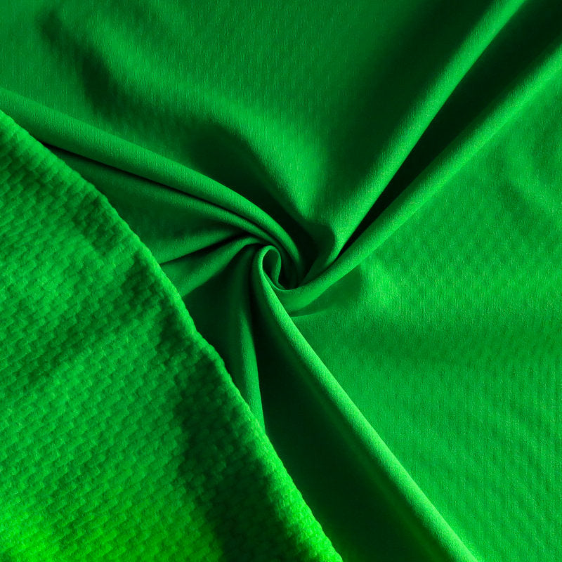 Polartec Fleece Knit Fabric Lime Bricks