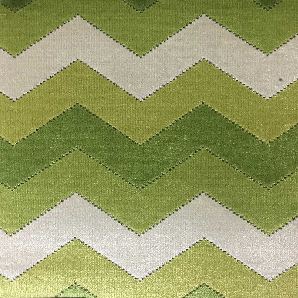 Cut Velvet Upholstery Fabric Longwood Bold Chevron