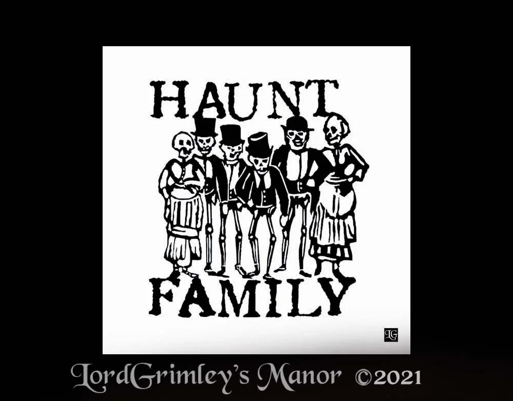 Haunt Family - Digital Art Print - Velvet Rag Paper
