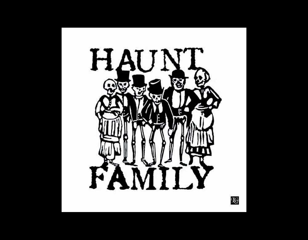 Haunt Family - Digital Art Print - Velvet Rag Paper