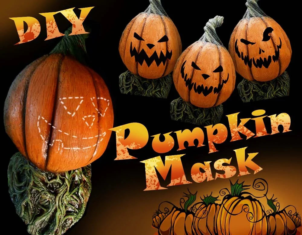 DIY Pumpkinhead Mask Kit Combo - Gloves & Mask