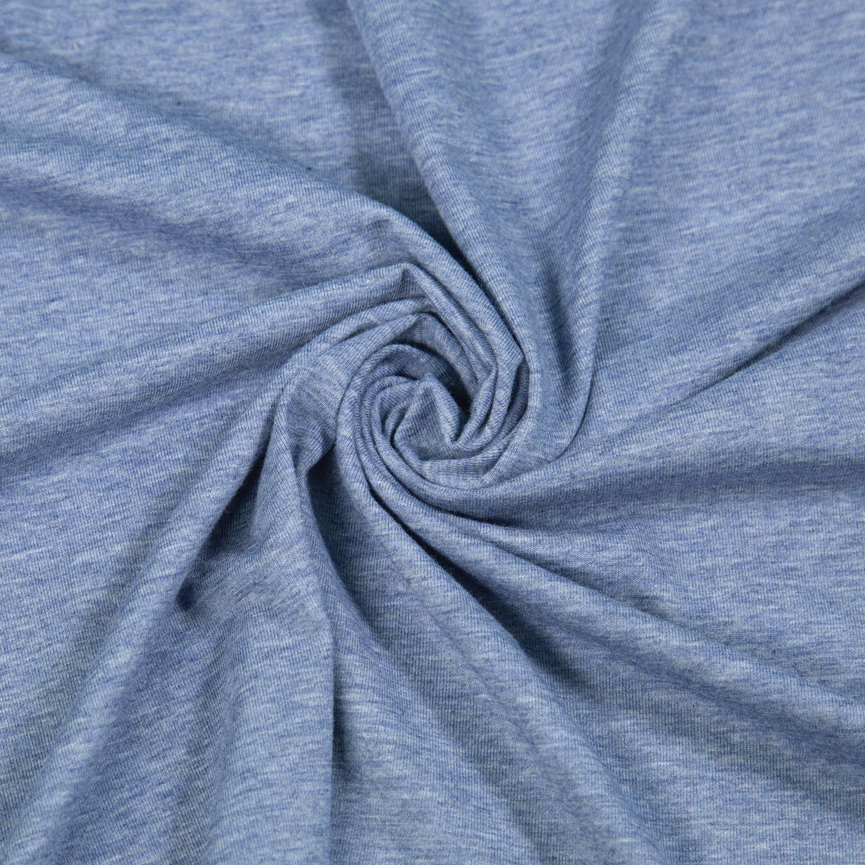 Cotton Spandex Jersey Knit Fabric Lt. Denim 4-Way Stretch