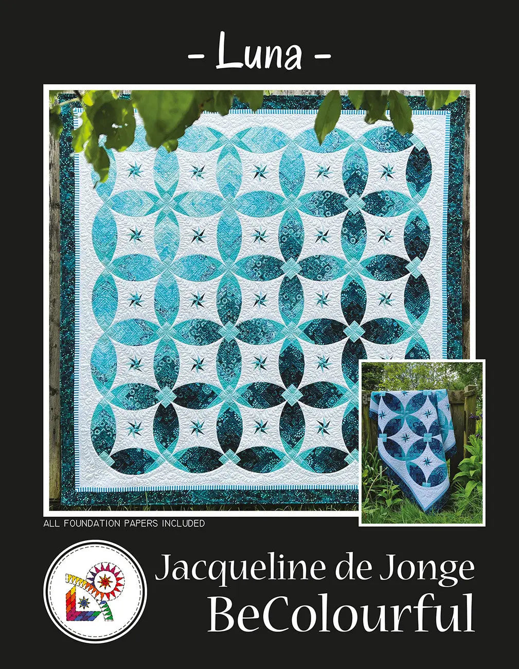 Luna Quilt Pattern 77" x 77"