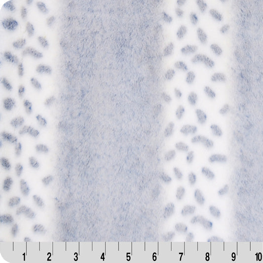 Navy Luxe Cuddle Alaskan Bunny Minky Fabric