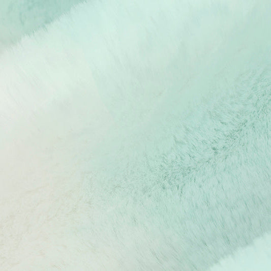 Luxe Cuddle Arctic Chinchilla Seaglass Fabric 58/60"
