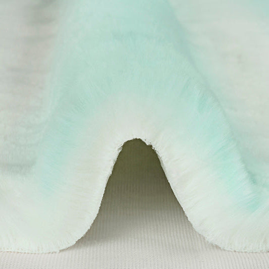Luxe Cuddle Arctic Chinchilla Seaglass Fabric 58/60"