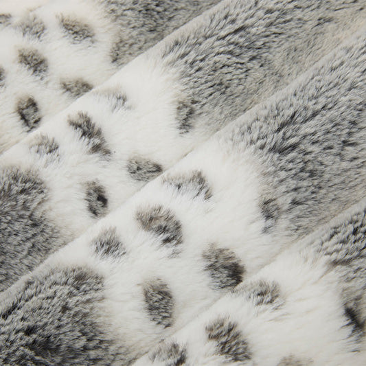 Gunmetal Luxe Cuddle Alaskan Bunny Fabric 58/60"