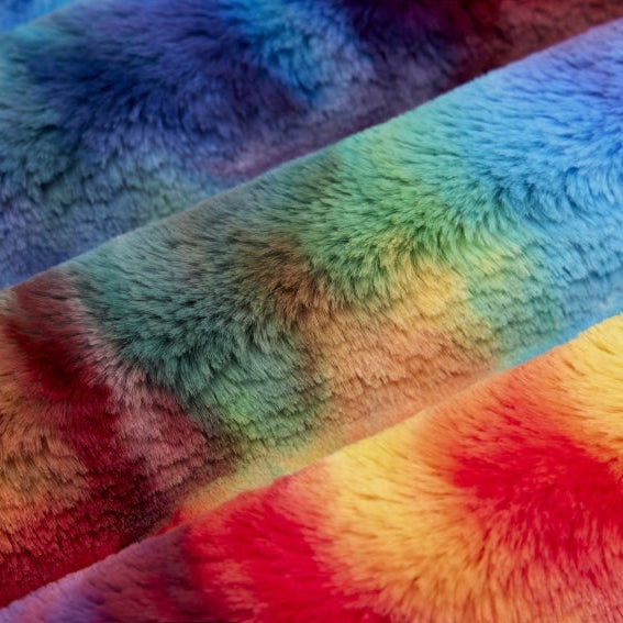 Minky Cuddle Fabric Happy Hippie Bunny 58/60