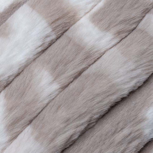 Luxe Cuddle Bunny Jungle Cat Fabric Coconut Cream 58/60"