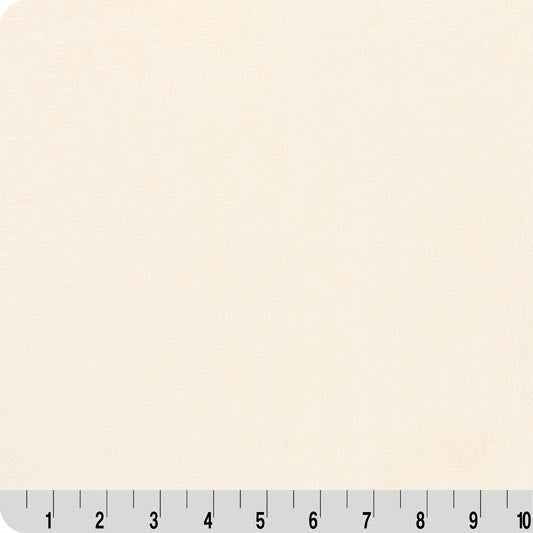 Minky Fabric Luxe Cuddle Bunny Lush Natural 58/60