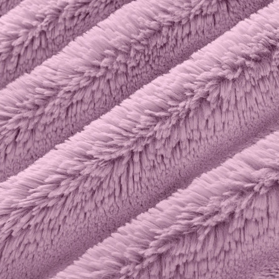 Luxe Cuddle Bunny Misty Mauve Fabric 58/60"