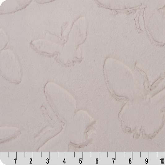 Minky Plush Butterfly Pearl Fabric