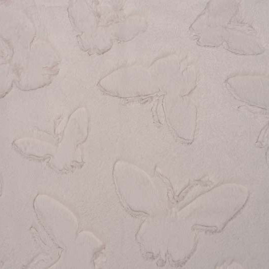 Minky Plush Butterfly Pearl Fabric
