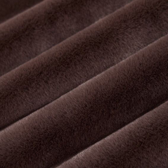 Luxe Cuddle Encore Chocolate Fabric 58/60"