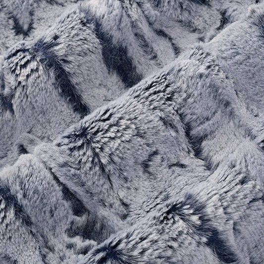 Luxe Cuddle Forest Fox Winter Sky Fabric