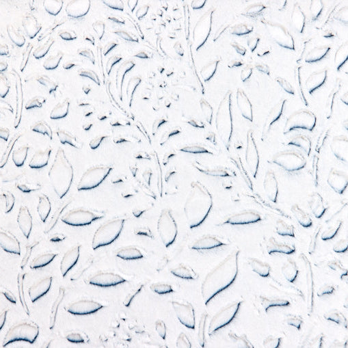 Luxe Cuddle Frosted Poppy Dark Sea Fabric